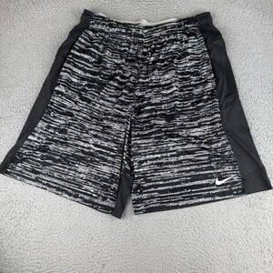 Nike Shorts Mens Xl Geometric Drifit Basketball Athletic Gym Stretch Baggy